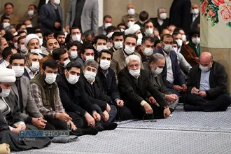 دیدار مداحان اهل&zwnj;بیت (علیهم&zwnj;السلام) با مقام معظم رهبری