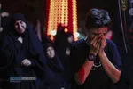 مراسم عزاداری شب هشتم محرم در تجمعات خونخواهی مردم قم