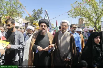 حضور شخصیت های حوزوی در راهپیمایی روز جهانی قدس