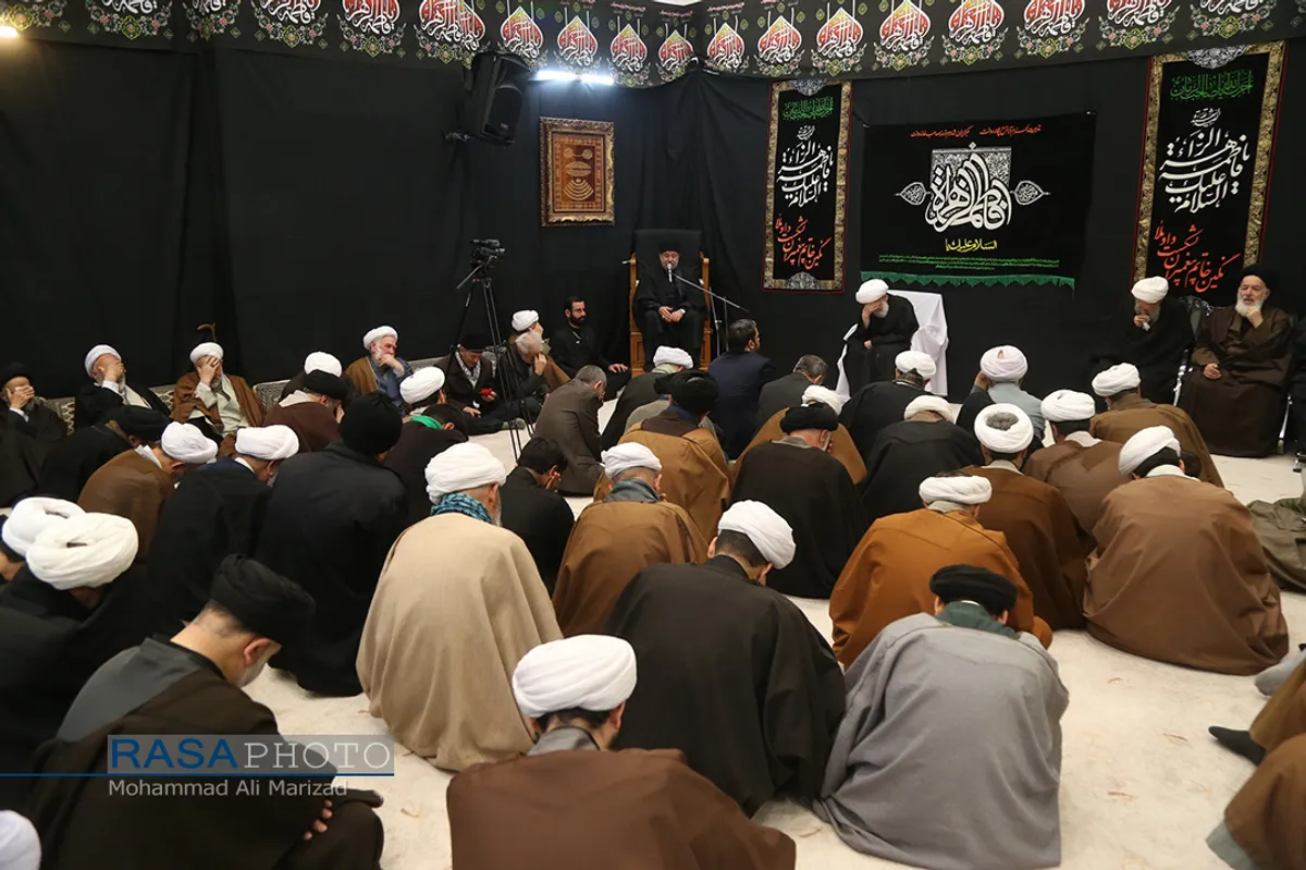 عزاداری روز شهادت حضرت صدیقه کبری فاطمه زهرا (سلام الله علیها) در بیوت مراجع تقلید