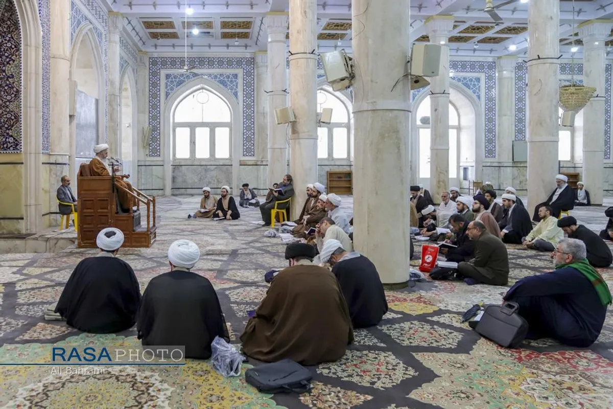 اولین جلسه درس خارج اصول حضرت آیت الله سبحانی در سال ۱۴۰۴