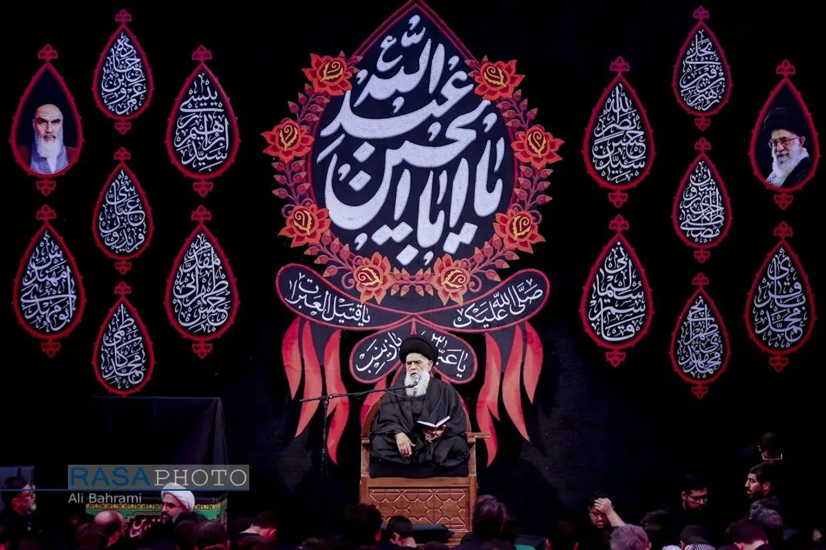 عزاداری هیئت فاطمیون قم در شب هفتم محرم