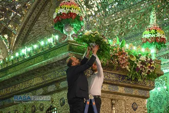 مراسم روز گرامیداشت حضرت احمد بن موسی الکاظم (ع) در شیراز&lrm;