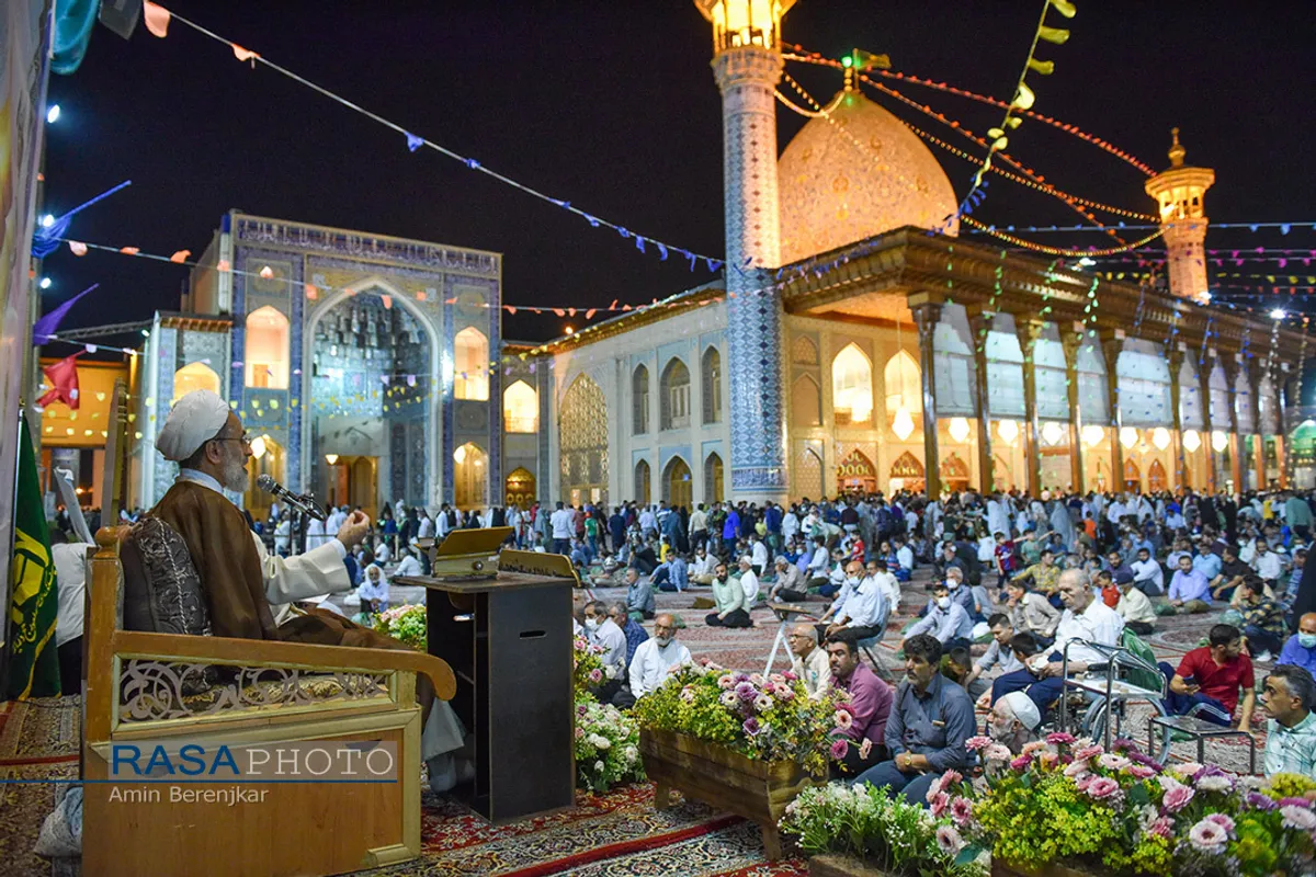 شیراز&lrm;&lrm; | جشن میلاد حضرت امام رضا (ع) در حرم مطهر حضرت احمدبن موسی (ع)