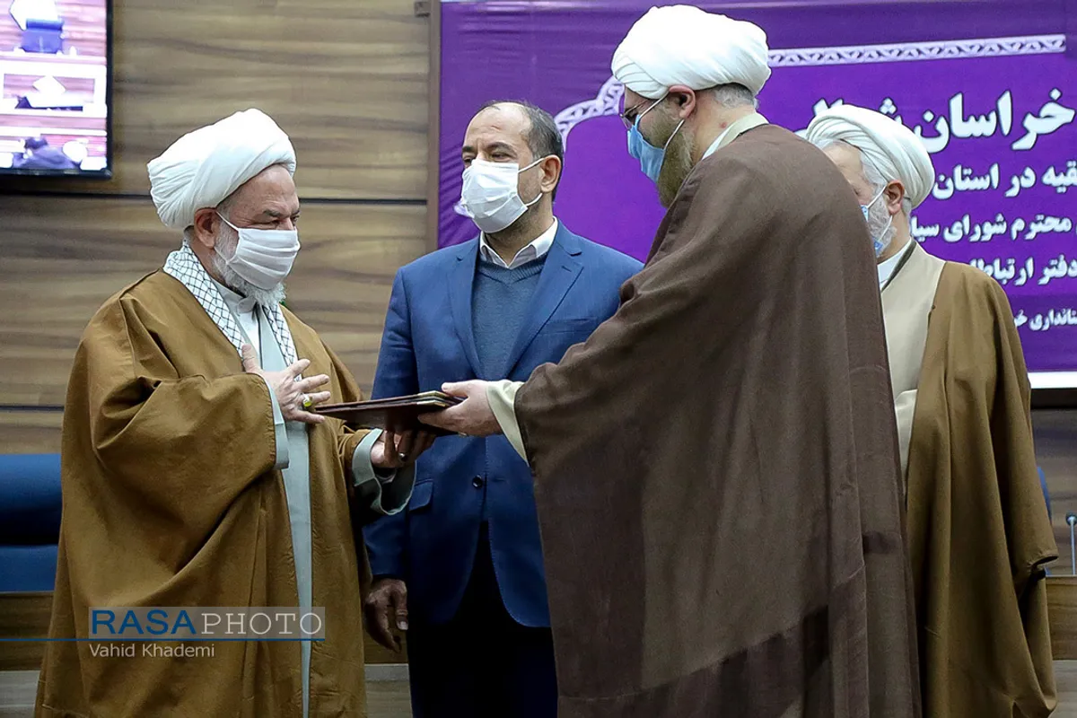 آیین تکریم و معارفه نماینده ولی فقیه در خراسان شمالی&lrm;