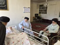 عیادت آیت‌الله مرتضوی از آیت‌الله موسوی شاهرودی