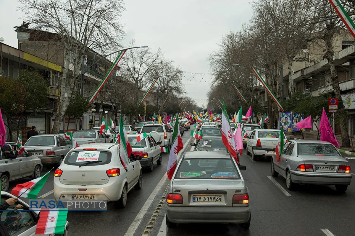 راهپیمایی ۲۲ بهمن در گرگان