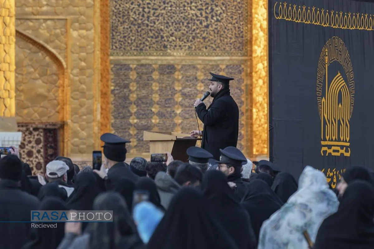 عزاداری روز شهادت حضرت امام موسی بن جعفر (علیه&zwnj;السلام) در حرم مطهر رضوی