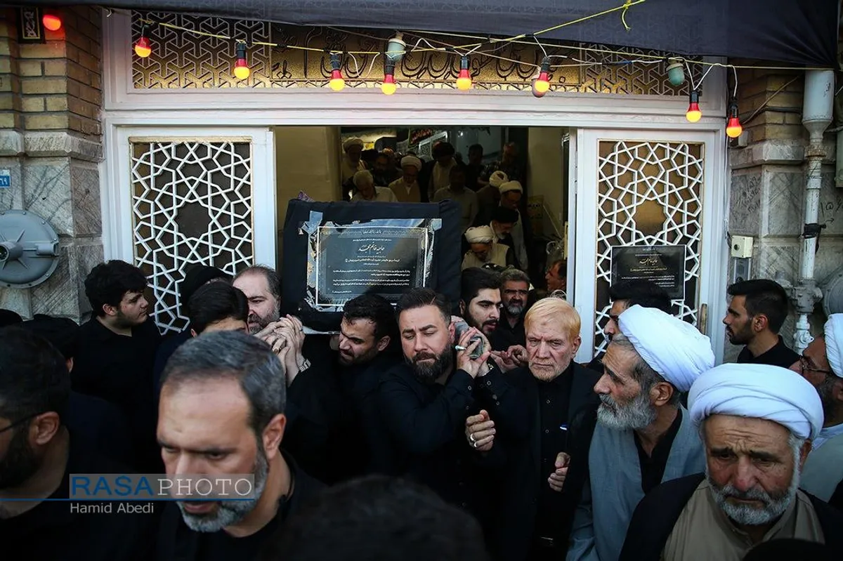 تشییع همسر آیت الله شبیری زنجانی