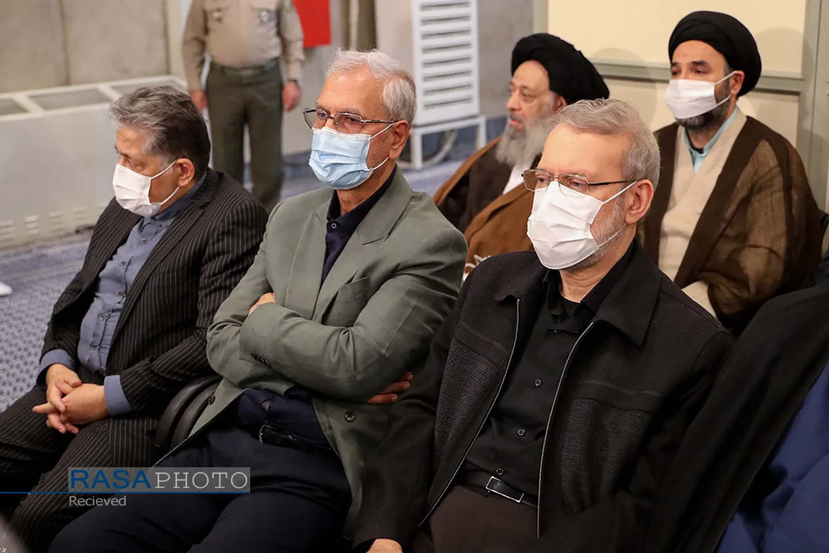 دیدار رمضانی مسئولان نظام با مقام معظم رهبری