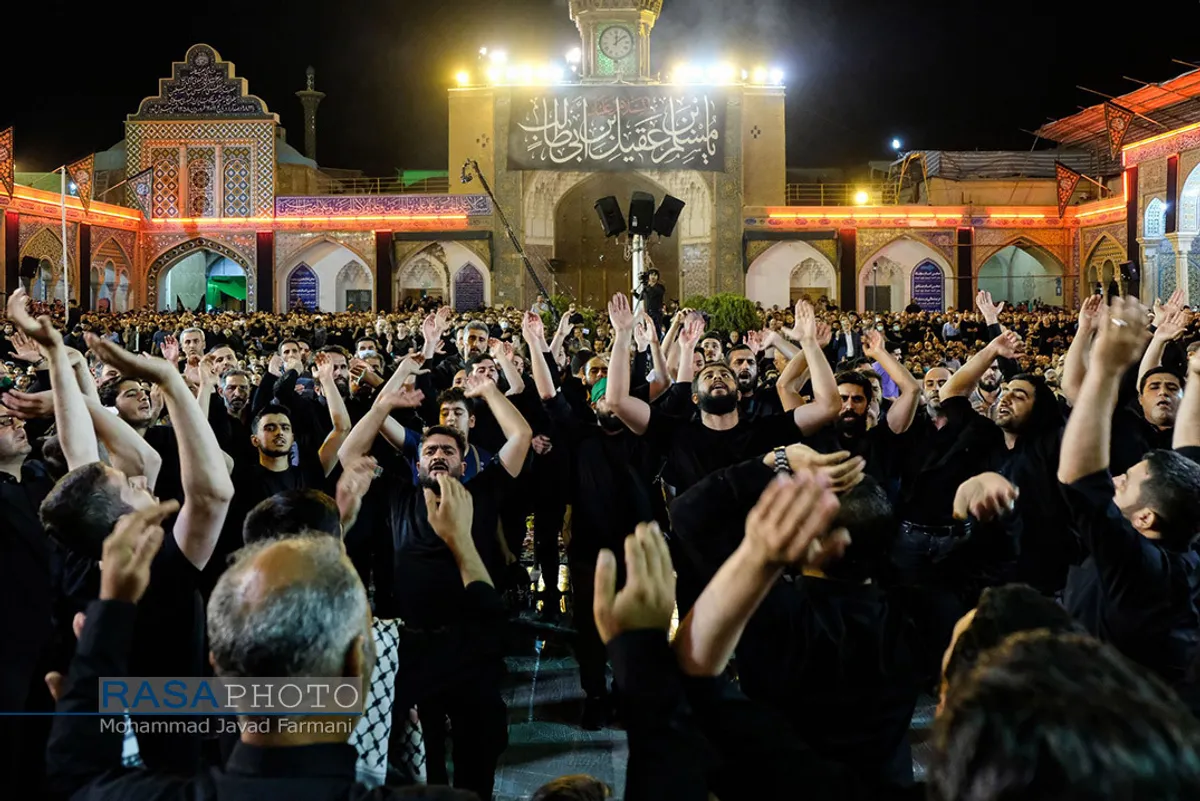 مراسم عزاداری سنتی مسلمیه در حرم حضرت عبد العظیم حسنی (ع)