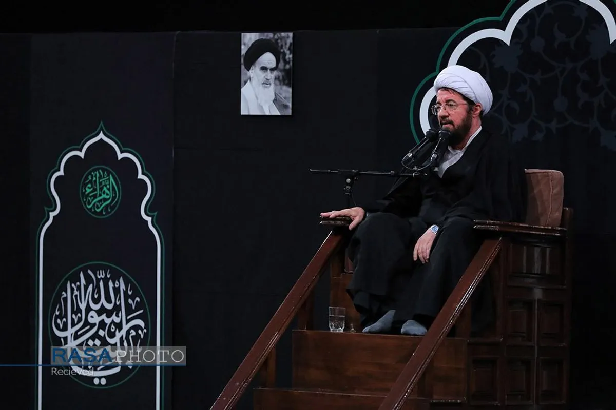 دومین شب مراسم عزاداری حضرت زهرا (سلام&zwnj;الله&zwnj;علیها) با حضور رهبر انقلاب