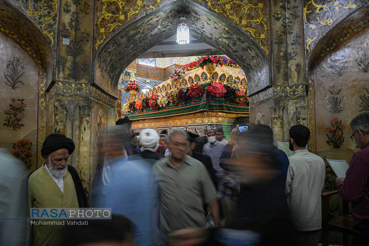 آیین خطبه&zwnj;خوانی آغاز دهه کرامت در حرم حضرت فاطمه معصومه (سلام الله علیها)