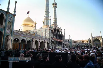 تشییع همسر آیت الله شبیری زنجانی
