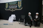 عزاداری روز وفات کریمه اهلبیت (سلام&zwnj;الله&zwnj;علیها) در دفتر حضرت آیت الله نوری همدانی