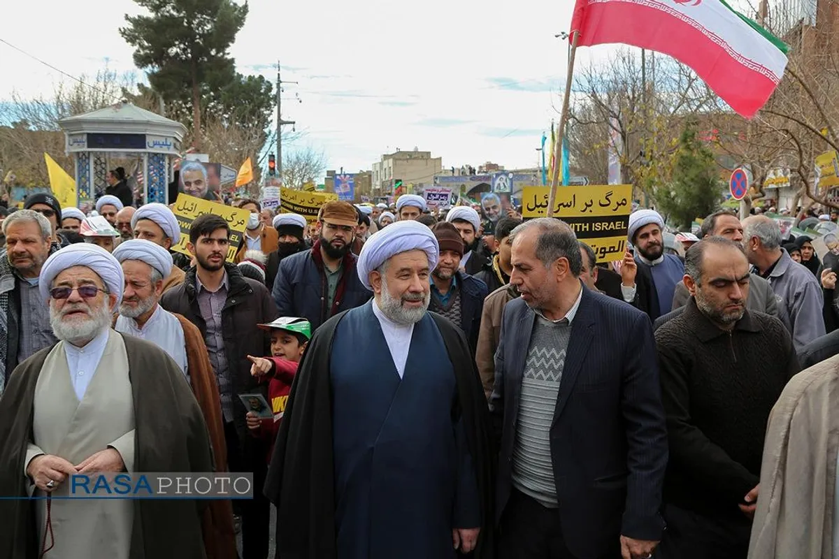 راهپیمایی محکومیت حمله تروریستی کرمان در قم