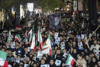 خروش انتقامی مردم قم در شب عزاداری شهادت امام خامنه&zwnj;ای (قدس&zwnj;سره) -۲