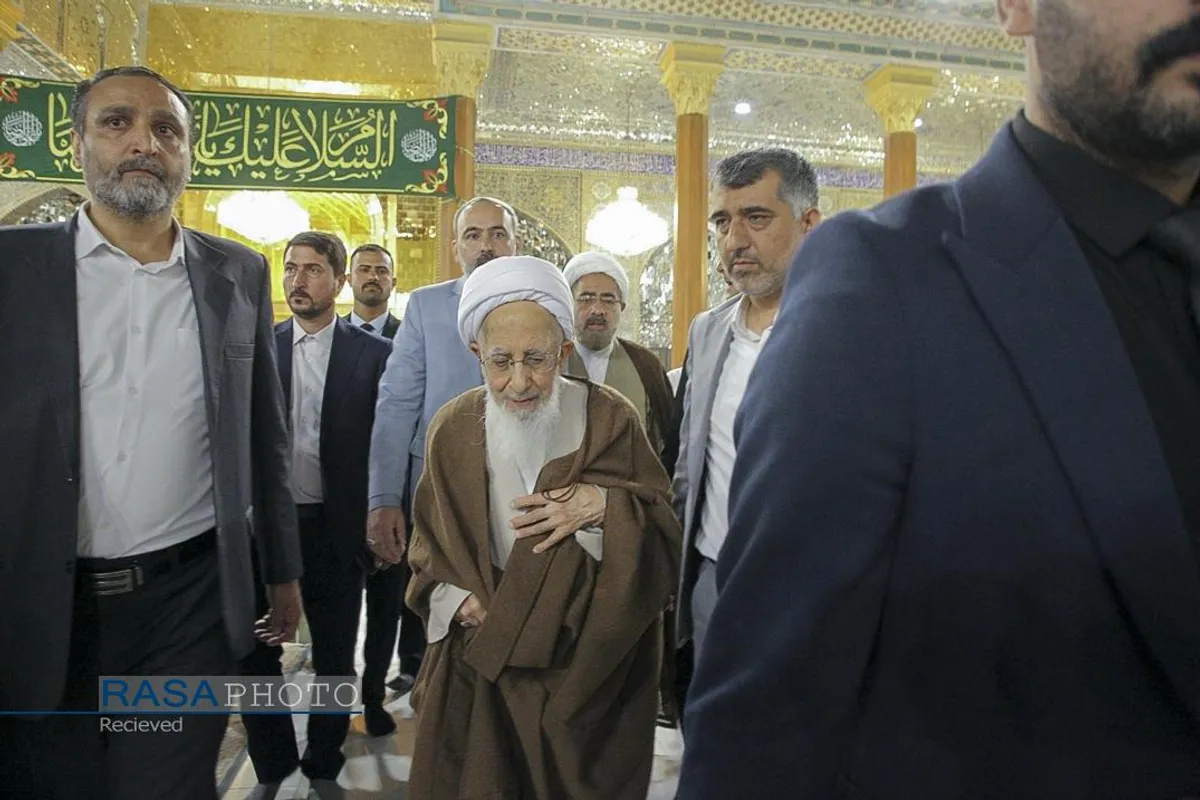 سفر حضرت آیت الله جوادی آملی به عراق