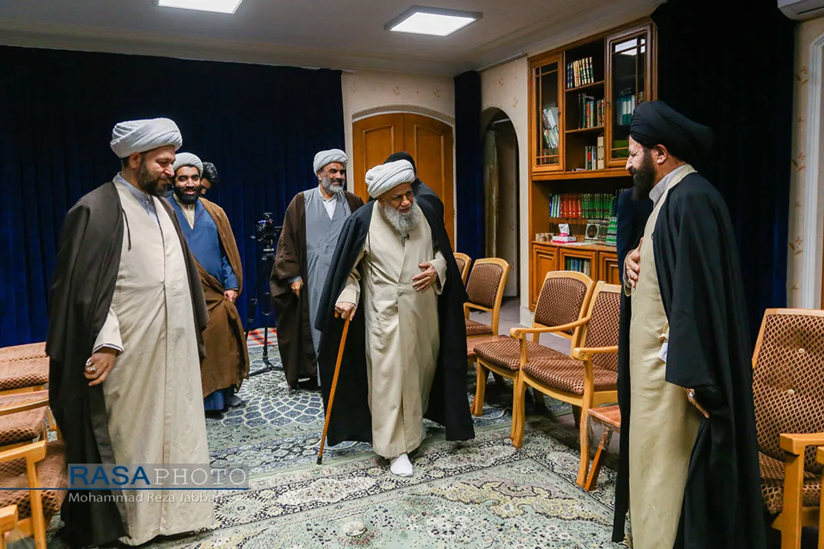 دیدار دبیرکل مجمع جهانی تقریب مذاهب با آیت الله کریمی جهرمی&lrm;&lrm;