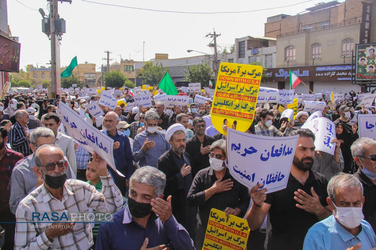 راهپیمایی نمازگزاران شیراز در محکومیت آشوبگری&zwnj;های اخیر