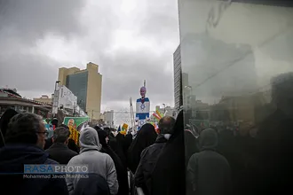 فجر سلیمانی | حضور پر شکوه مردم مشهد در راهپیمایی ۲۲ بهمن