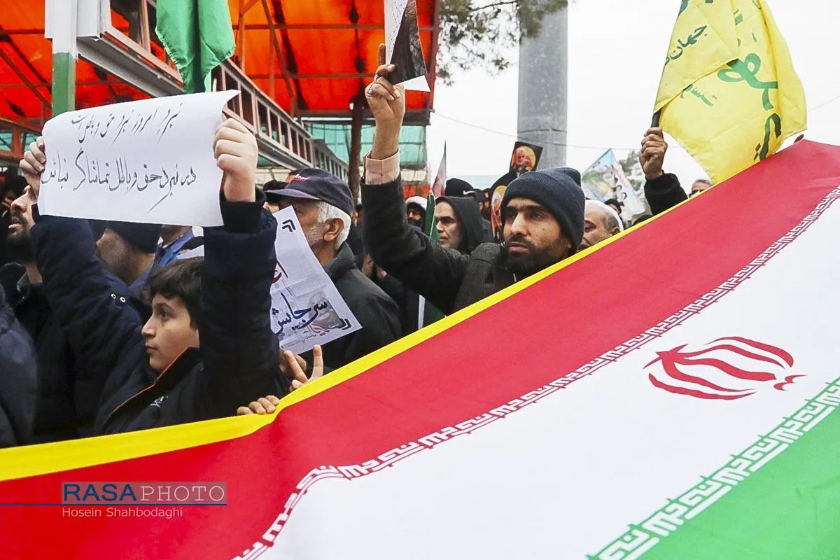 قیام مردم قم علیه اغتشاشگران