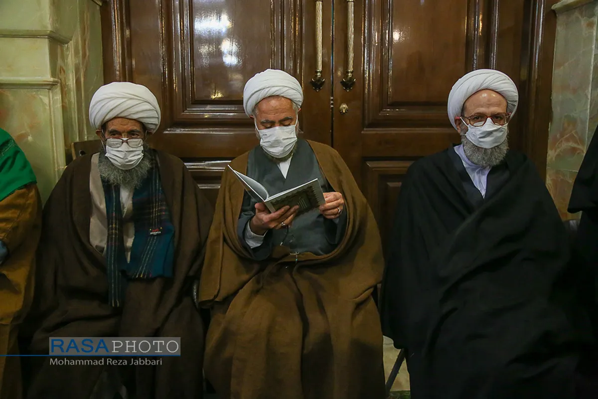 مراسم ترحیم حضرت آیت الله صافی گلپایگانی با حضور مراجع، علما و شخصیت&zwnj;های حوزوی