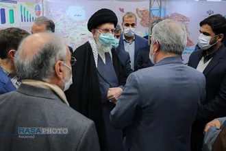 بازدید مقام معظم رهبری از نمایشگاه توانمندی&zwnj;های صنعتی