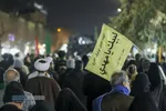 راهپیمایی شبانه مردم قم علیه اغتشاشگران
