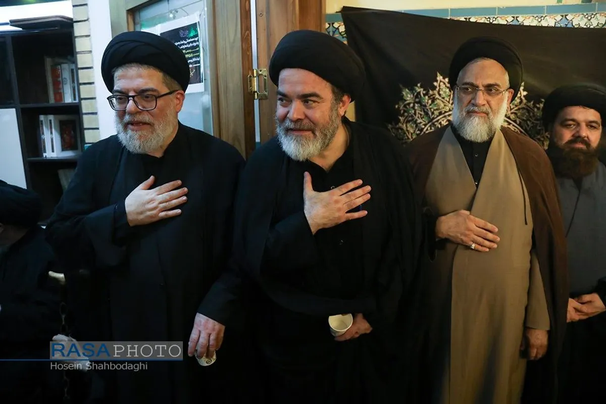 مراسم ختم همسر آیت الله شبیری زنجانی