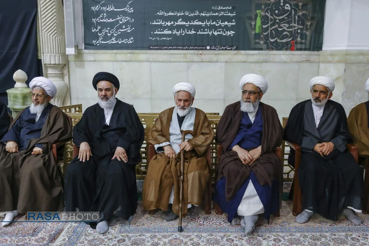 مراسم سالروز شهادت امام صادق (ع) و بزرگداشت حادثه سال ۴۲ مدرسه فیضیه