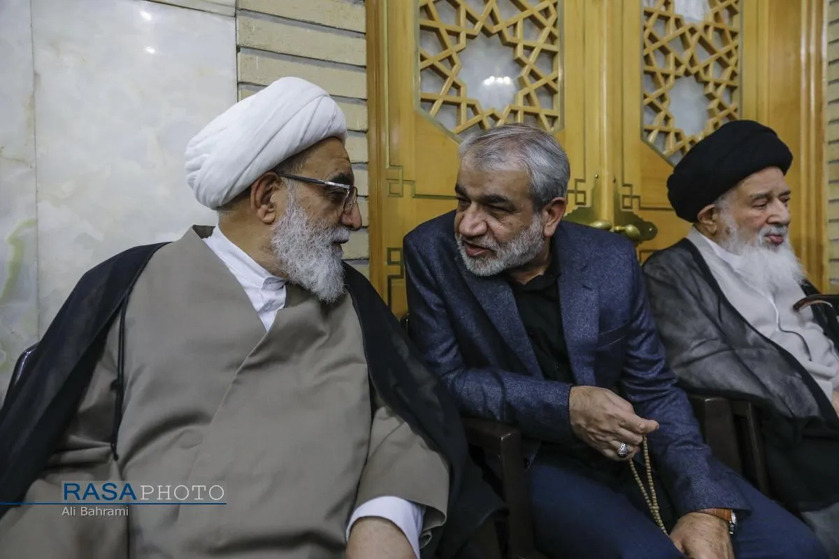 مراسم بزرگداشت چهلم شهیدان لاریجانی