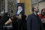 مراسم وداع با پیکر ۸ شهید حملات آمریکایی صهیونیستی اخیر به شهر مقدس قم