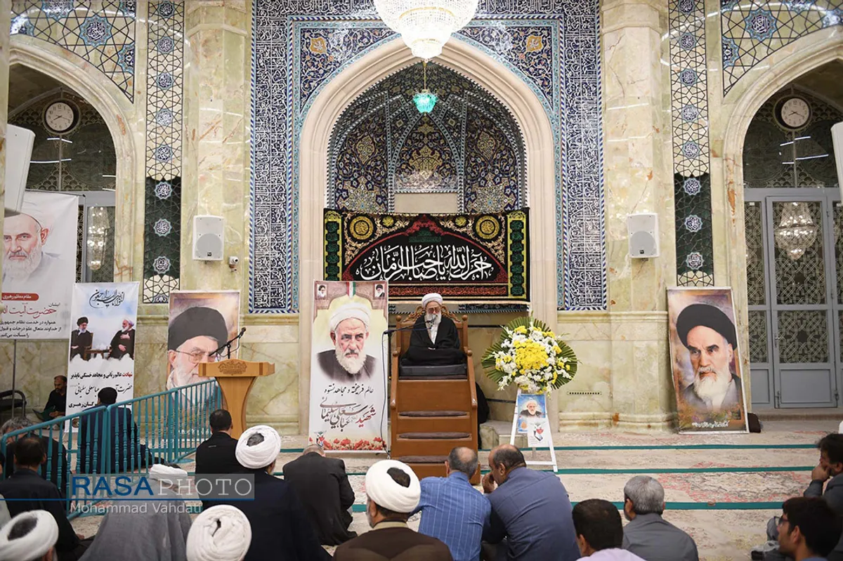 مراسم بزرگداشت شهید آیت الله سلیمانی در قم