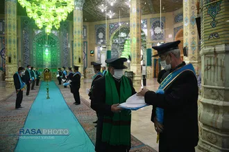 غبارروبی مسجد مقدس جمکران در آستانه ماه مبارک رمضان