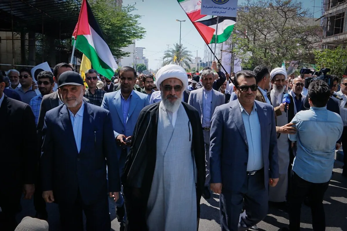 حضور شخصیت های حوزوی در راهپیمایی روز جهانی قدس