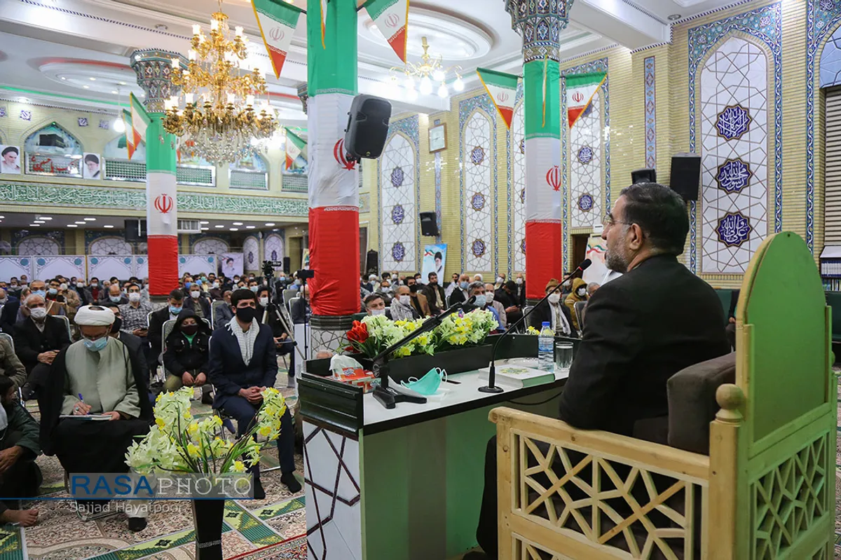 سخنرانی احمد امیرآبادی عضو هیأت رییسه مجلس شورای اسلامی در جشن ویژه دهه فجر