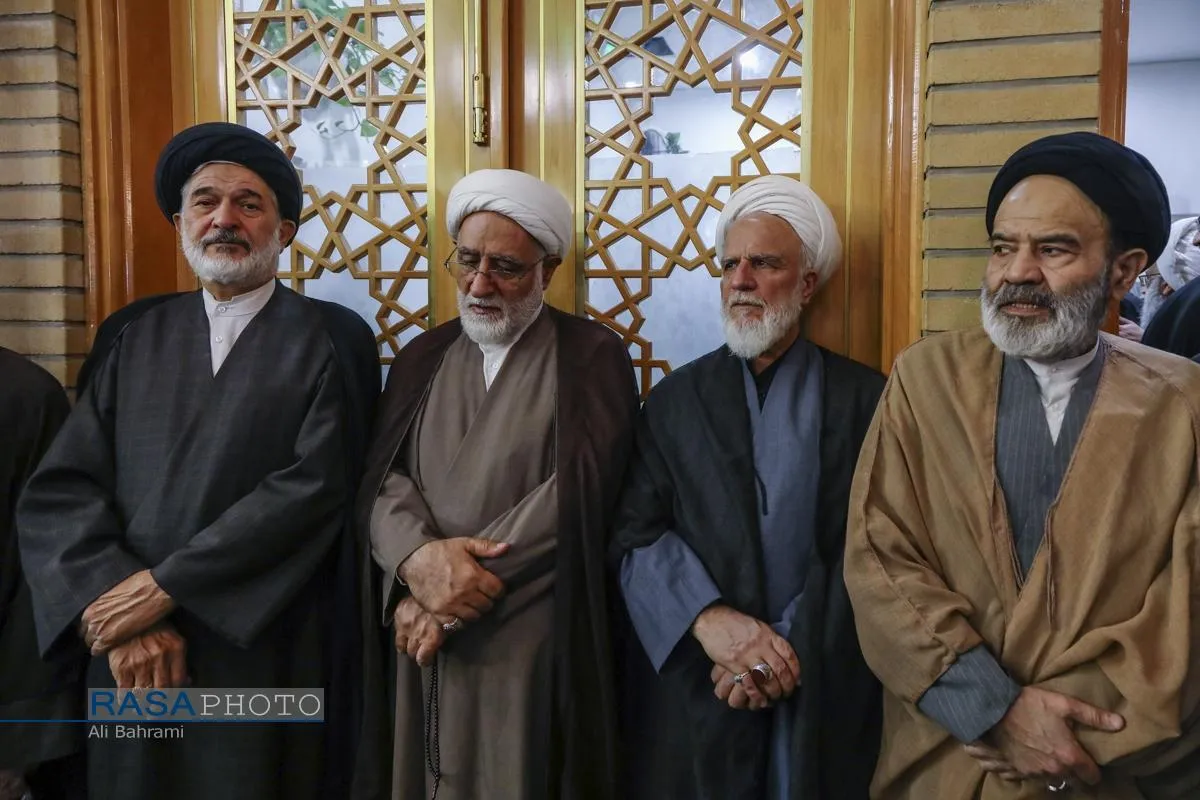 مراسم بزرگداشت چهلم شهیدان لاریجانی