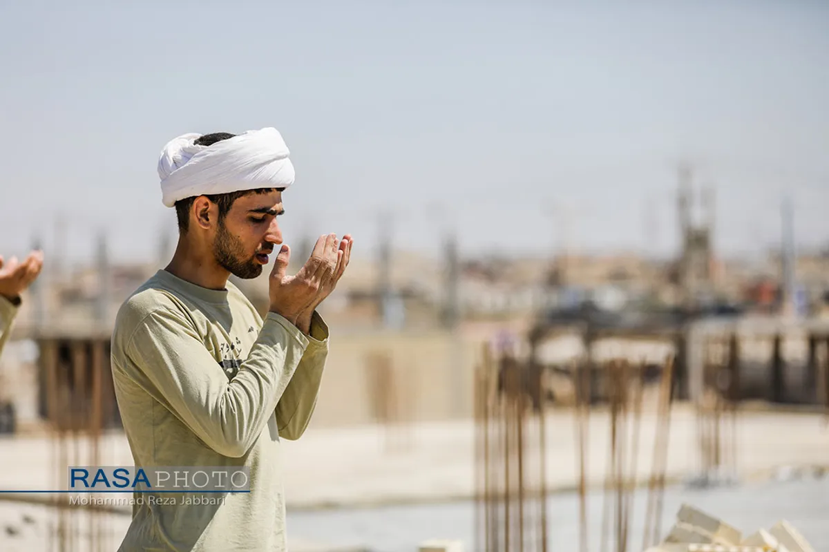 اردوی جهادی طلاب و بسیجیان قم در شهر بندر امام خمینی (سربندر)&lrm;&lrm;
