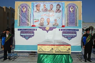 صبحگاه مشترک نیرو&zwnj;های مصلح با عنوان بیعت با امام زمان (عج) با حضور سردار باقری فرمانده کل نیرو&zwnj;های مصلح و حجت الاسلام والمسلمین رحیمیان