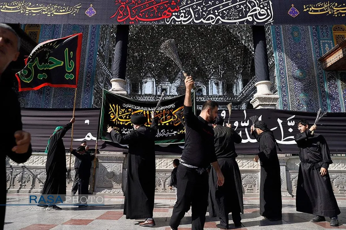 حرم کریمه اهلبیت (س) در روز شهادت حضرت زهرا (سلام&zwnj;الله&zwnj;علیها)