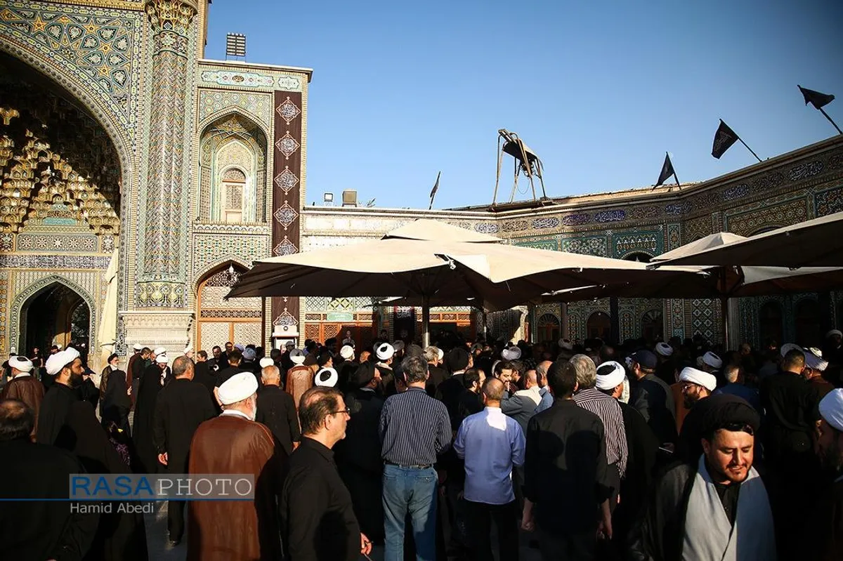 تشییع همسر آیت الله شبیری زنجانی