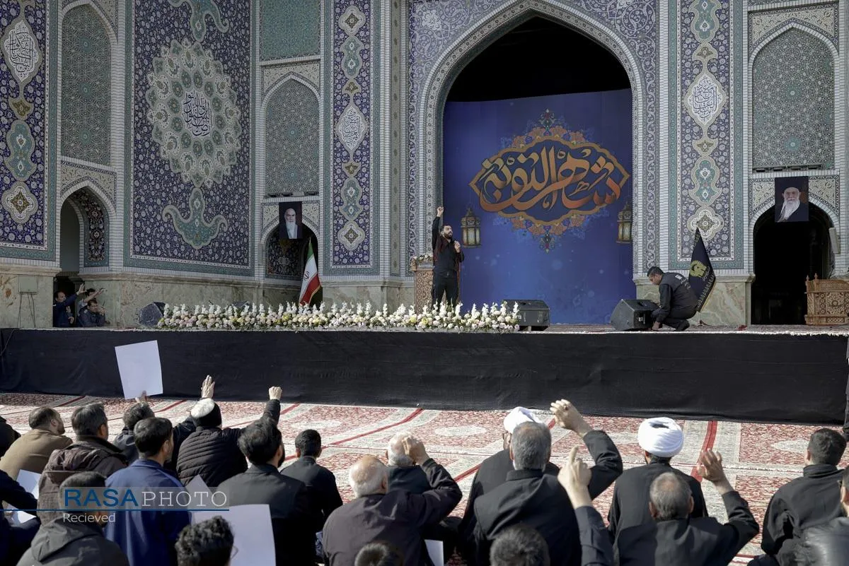 مجلس عزای شهادت رهبر معظم انقلاب (ره) در حرم مطهر رضوی