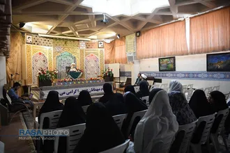 دیدار دانشجویان دانشگاه شهید بهشتی با آیت الله شب زنده&zwnj;دار