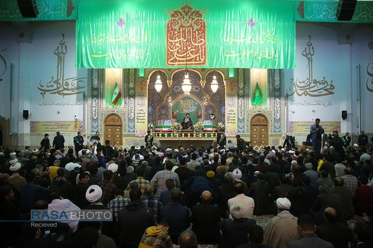 میزبانی از پیکر شهدا در حرم مطهر بانوی کرامت