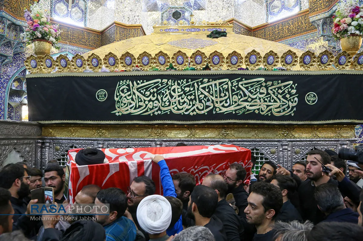 مراسم تشییع آیت الله دریاباری&lrm;&lrm;