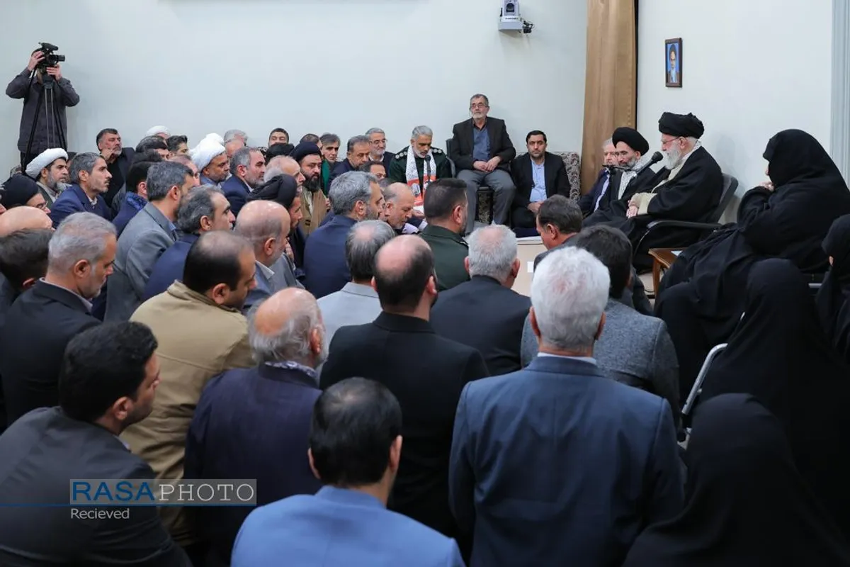 دیدار دست&zwnj;اندرکاران برگزاری کنگره شهدای کاشان با رهبر انقلاب