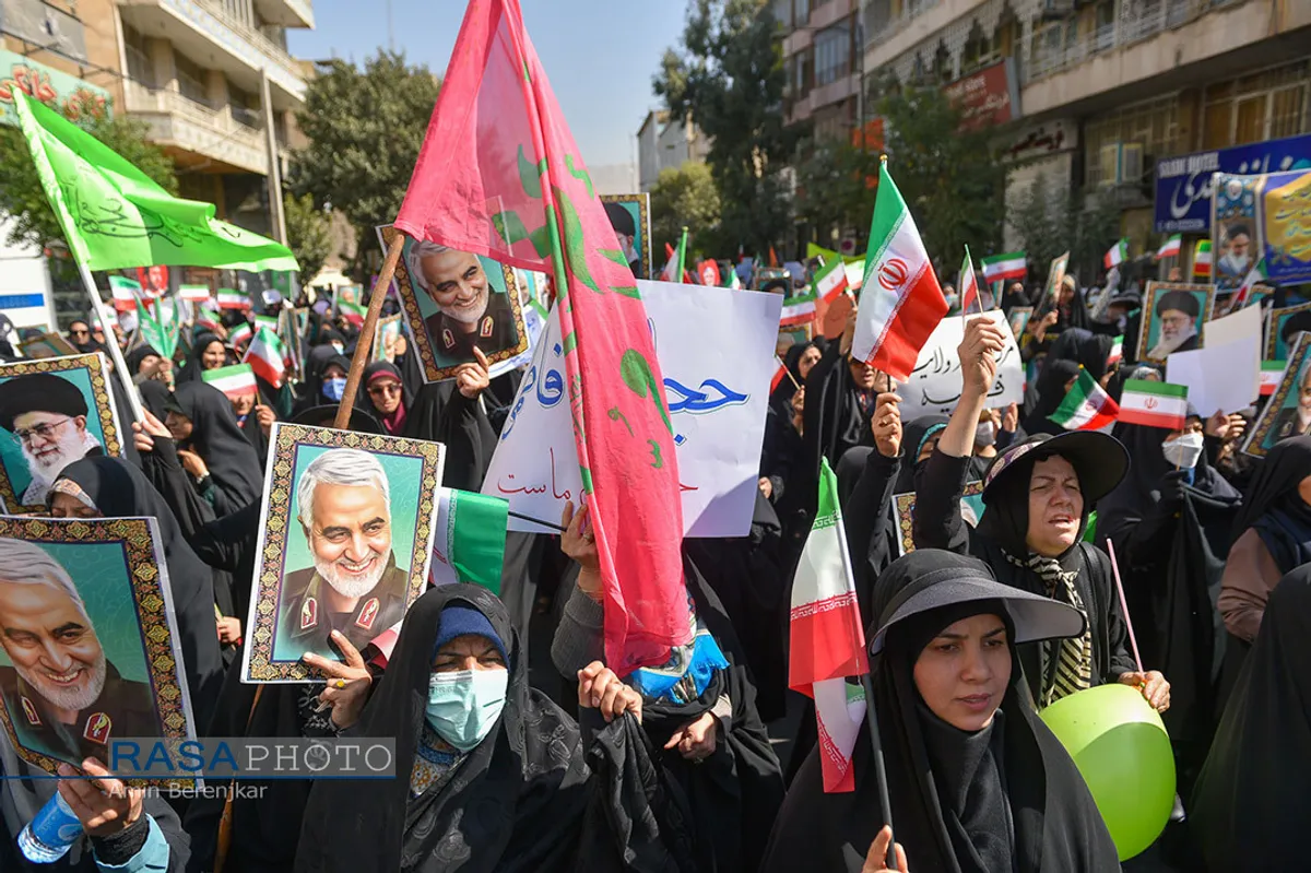 راهپیمایی "بانوان فاطمی" در شیراز