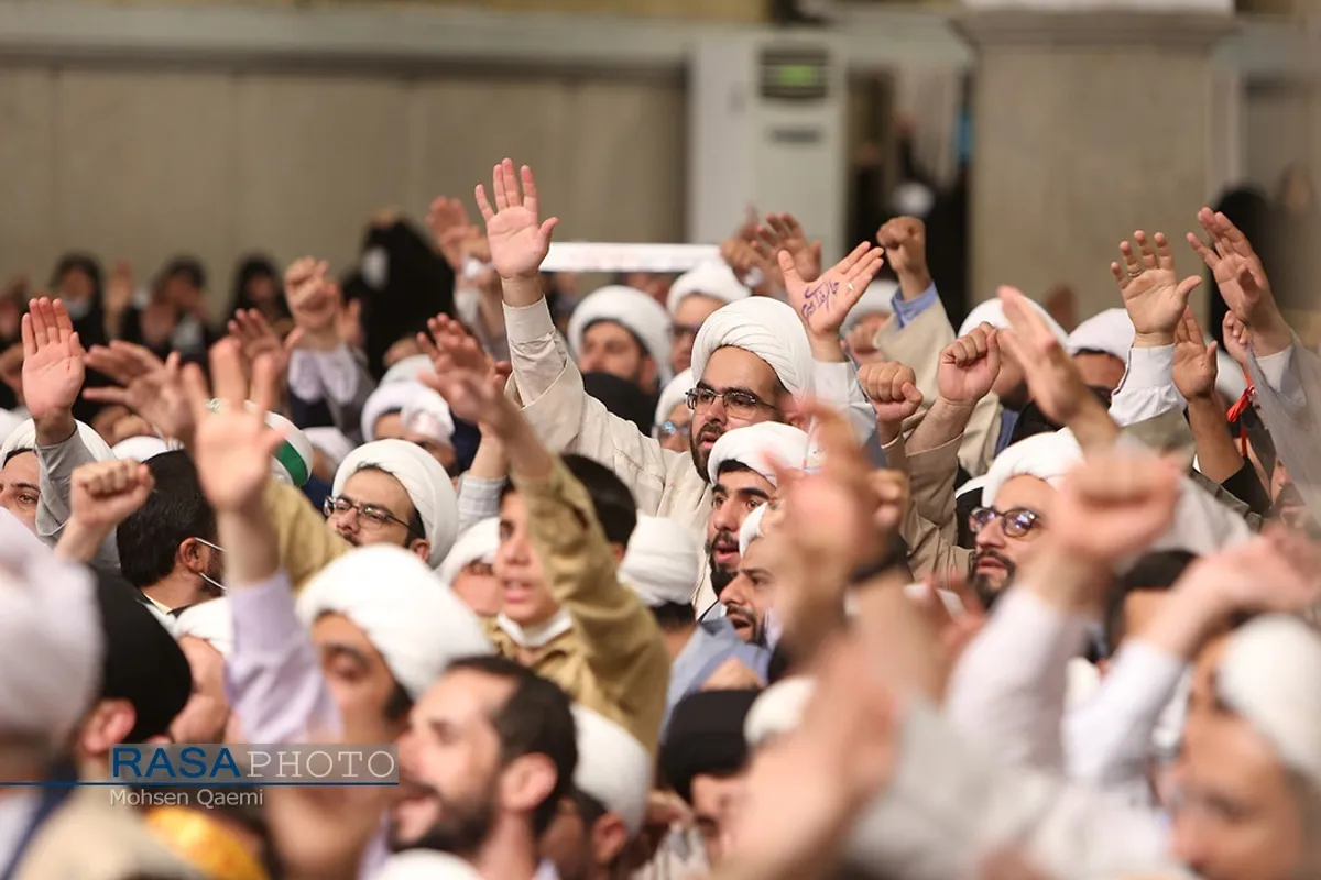 دیدار جمعی از مبلغان و طلاب حوزه&zwnj;های علمیه سراسر کشور