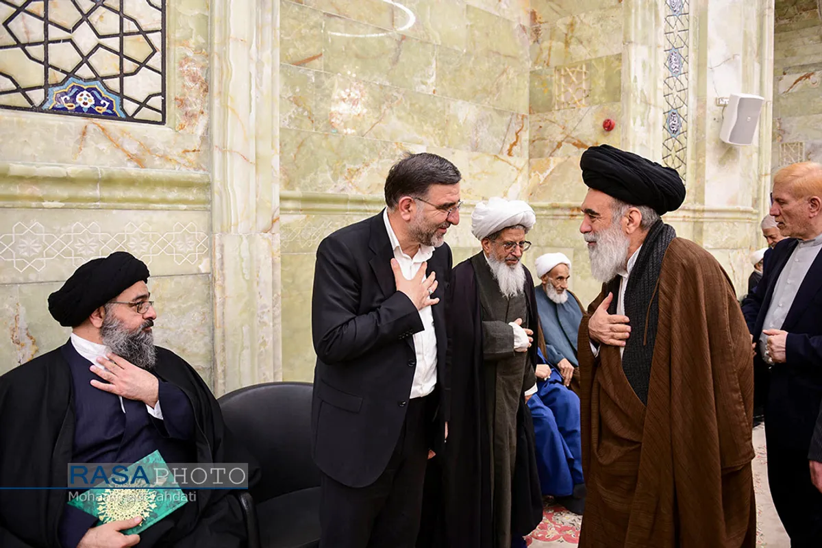 مراسم ختم همسر شهید آیت&zwnj;الله مطهری در قم